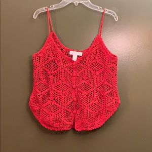 Forever 21 crocheted crop top